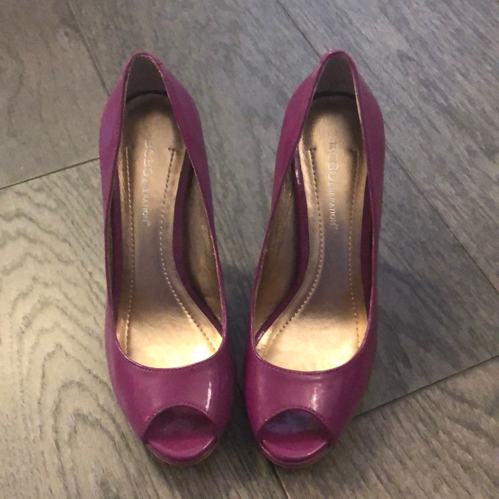 BCBGENERATION purple Woman’s peep toes Pumps - Picture 3 of 8
